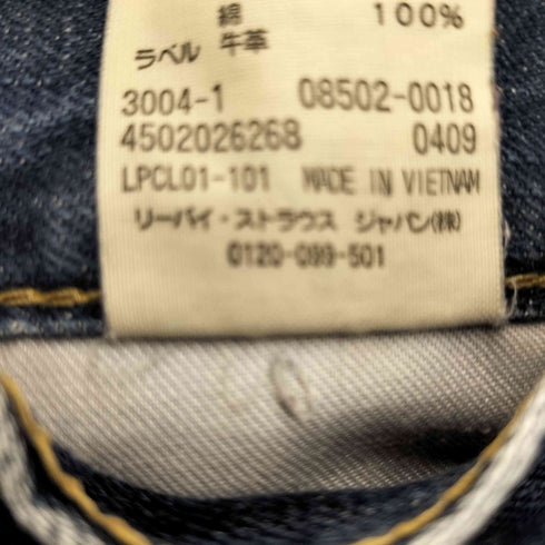 リーバイス Levis Lot 502 革パッチ ドーナツ刻印 ボタン 5ポケット ジップフライ デニム パンツ 2009年製 メンズ W:34 L:34