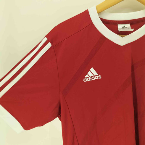 アディダス adidas climalite トレフォイル ロゴ 刺繍 TABE14 トレーニングジャージー S/S ゲーム シャツ メンズ JPN:L