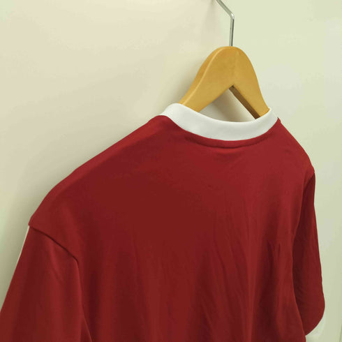 アディダス adidas climalite トレフォイル ロゴ 刺繍 TABE14 トレーニングジャージー S/S ゲーム シャツ メンズ JPN:L