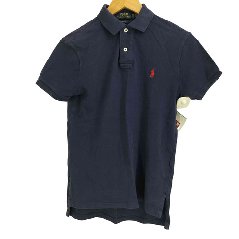 ポロラルフローレン POLO RALPH LAUREN CUSTOM FIT ポニー刺繍 半袖 ポロシャツ レディース import:XS