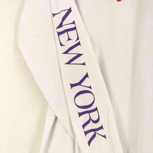 ファナティクス Fanatics MLB NY LS Script Logo Tee/NY メンズ JPN:XL