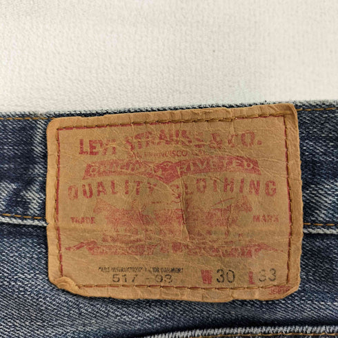 リーバイス Levis 00S ボタン裏 HKQ8 刻印 517-03 ブーツカット デニムパンツ メンズ W30L33