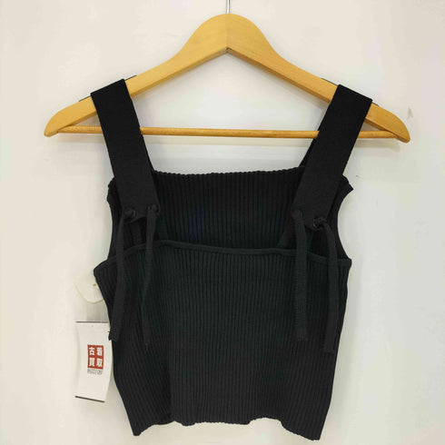 アメリ AMERI AMERI MEDI DOUBLE LAYERED KNIT TOP キャミソール単品 レディース