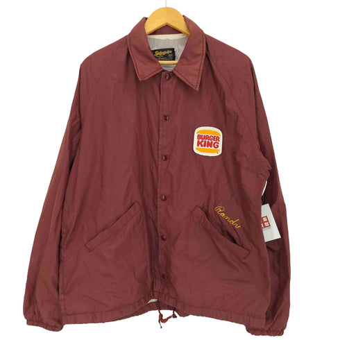 スウィングスター SWINGSTER 70-80s 黒タグ 企業ロゴ ワッペン コーチジャケット メンズ import:L