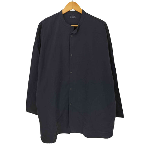ムジラボ MUJI labo 太番手洗いざらしオックスロングシャツ メンズ L-XL