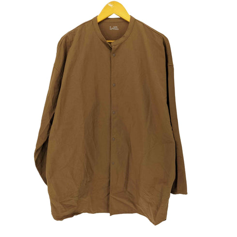 ムジラボ MUJI labo 太番手洗いざらしオックスロングシャツ メンズ L-XL