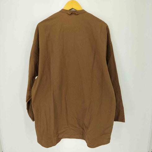 ムジラボ MUJI labo 太番手洗いざらしオックスロングシャツ メンズ L-XL
