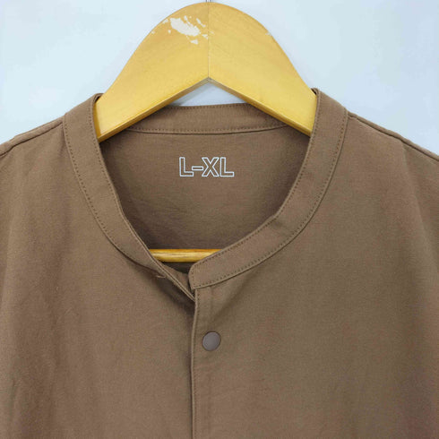 ムジラボ MUJI labo 太番手洗いざらしオックスロングシャツ メンズ L-XL