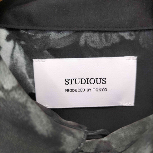 ステュディオス STUDIOUS ダークフラワービッグシルエットシャツ メンズ JPN:3