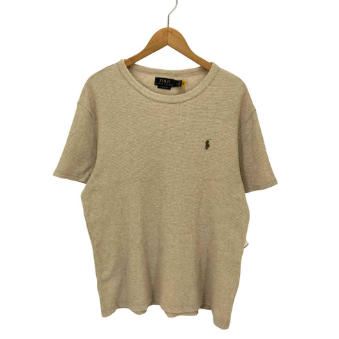 ポロラルフローレン POLO RALPH LAUREN CLASSIC FIT ポニー 刺繍 ワッフル S/S クルーネック Tシャツ サーマル メンズ import:M