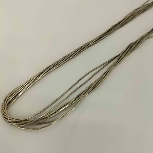 sterling silver ビーズネックレス レディース
