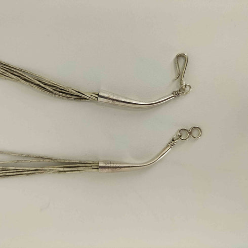 sterling silver ビーズネックレス レディース