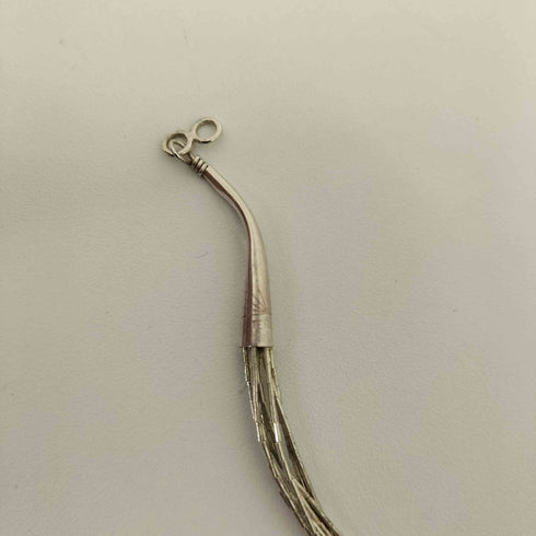 sterling silver ビーズネックレス レディース