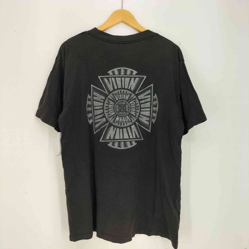 ヴィジョンストリートウェア VISION STREET WEAR 90S USA製 PURISTS Tシャツ アイアンクロス 袖&裾シングルステッチ メンズ import:M