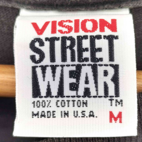ヴィジョンストリートウェア VISION STREET WEAR 90S USA製 PURISTS Tシャツ アイアンクロス 袖&裾シングルステッチ メンズ import:M