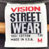 ヴィジョンストリートウェア VISION STREET WEAR 90S USA製 PURISTS Tシャツ アイアンクロス 袖&裾シングルステッチ メンズ import:M
