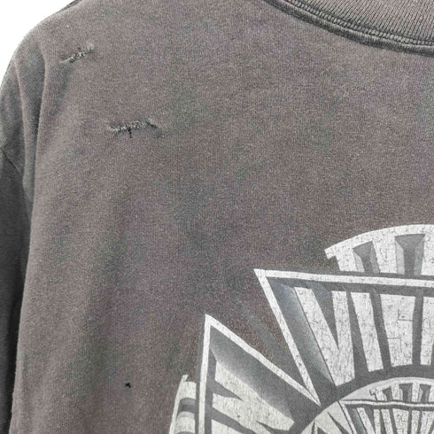 ヴィジョンストリートウェア VISION STREET WEAR 90S USA製 PURISTS Tシャツ アイアンクロス 袖&裾シングルステッチ メンズ import:M