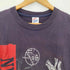 ジャージーズ JERZEES 90S USA製 COMBED COTTON©1991 Tシャツ ナス紺 袖シングルステッチ メンズ import:M