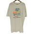80S MYRTLE BEACH ヤシの木 ヨット 貝 プリント シングルステッチ S/S クルーネック Tシャツ コピーライト 1989年 メンズ