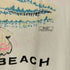 80S MYRTLE BEACH ヤシの木 ヨット 貝 プリント シングルステッチ S/S クルーネック Tシャツ コピーライト 1989年 メンズ