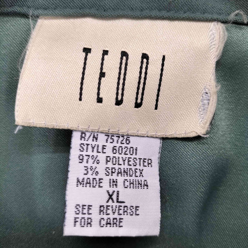 TEDDI ベロア調ジップブルゾン メンズ XL