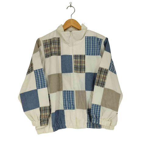 アルフレッドダナー ALFRED DUNNER パッチワークジップアップブルゾン レディース 10P