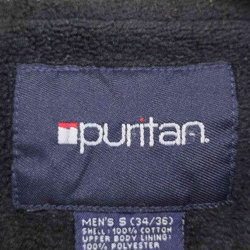 ピューリタン PURITAN 裏地フリースチェックジップブルゾン メンズ S