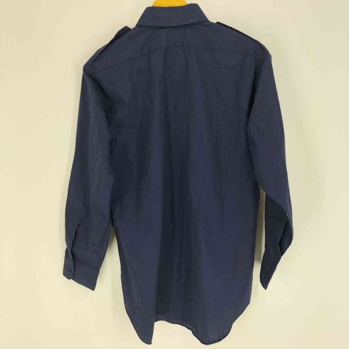 RAPIER 70S カナダ製 襟芯 エポレット フラップポケット ポリコットン L/S シャツ メンズ 33