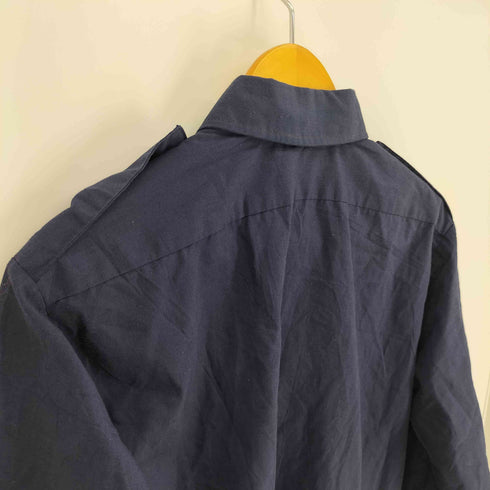 RAPIER 70S カナダ製 襟芯 エポレット フラップポケット ポリコットン L/S シャツ メンズ 33