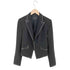 ラグアンドボーン rag&bone レザーパイピング テーラードジャケット レディース 0