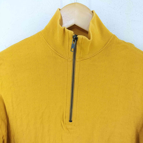 イッセイミヤケ ISSEY MIYAKE 筆タグ ハーフジップ コットンニット メンズ 9