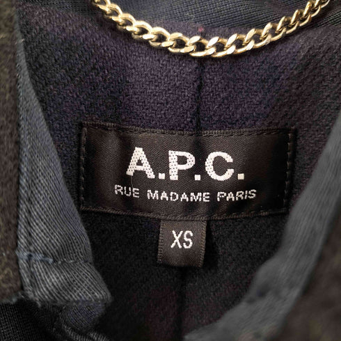アーペーセー A.P.C. メルトンカラー トレンチコート メンズ import:XS