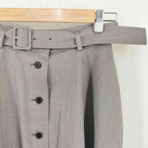 ジョンスメドレー JOHN SMEDLEY ウール ベルテッドスカート レディース S