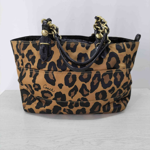 コーチ COACH Madison Ocelot マディソンオセロット レオパード トートバッグ レディース