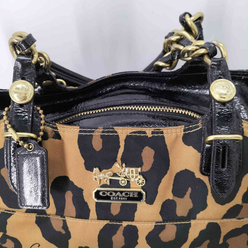 コーチ COACH Madison Ocelot マディソンオセロット レオパード トートバッグ レディース