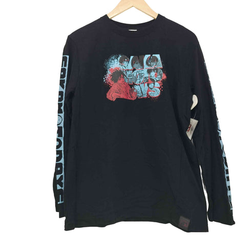 ユナイテッドアスレ UNITED ATHLE アニメプリント L/S プリント Tシャツ メンズ import:M