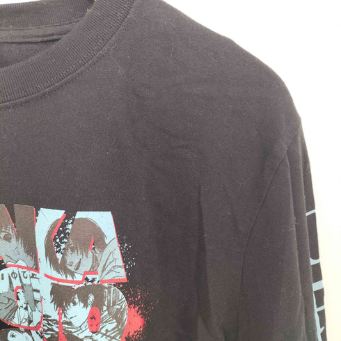 ユナイテッドアスレ UNITED ATHLE アニメプリント L/S プリント Tシャツ メンズ import:M