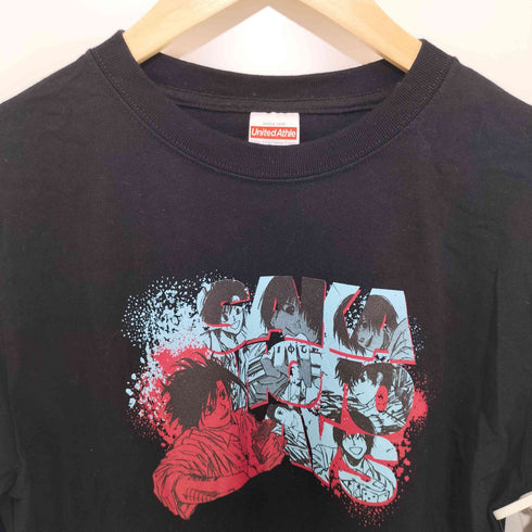 ユナイテッドアスレ UNITED ATHLE アニメプリント L/S プリント Tシャツ メンズ import:M