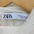 ザラ ZARA 花柄 レース デザイン ニット トップス レディース import:M