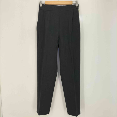 スポーツマックス SPORTMAX ストレッチ 背抜き 3Bジャケット & 裾スリット スラックス セットアップ レディース 上下:42