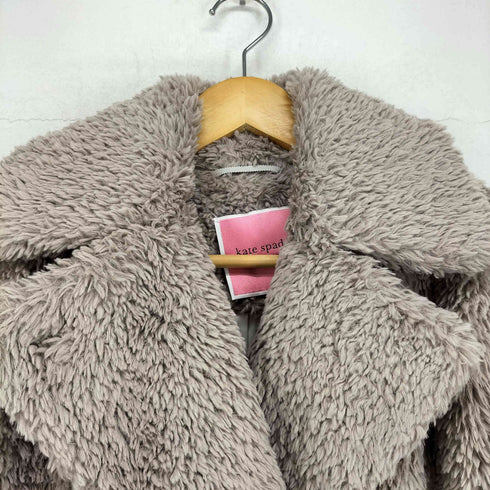 ケイトスペードニューヨーク kate spade NEW YORK ファーコート Teddy Coat レディース S