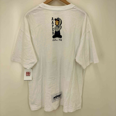 エーエイプバイアベイシングエイプ AAPE BY A BATHING APE ALFA GRAPHIC TEE エイプ グラフィック S/S クルーネック Tシャツ メンズ JPN:L