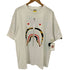 アベイシングエイプ A BATHING APE CAMO SHARK TEE カモ シャーク プリント S/S クルーネック Tシャツ メンズ JPN:L