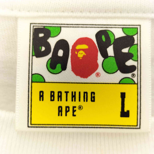 アベイシングエイプ A BATHING APE CAMO SHARK TEE カモ シャーク プリント S/S クルーネック Tシャツ メンズ JPN:L