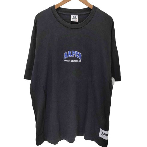 エーエイプバイアベイシングエイプ AAPE BY A BATHING APE GRAPHIC COTTON TEE カモ エイプ プリント S/S クルーメック Tシャツ メンズ JPN:XL