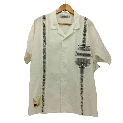 セヴシグ SEVESKIG pvc切替 S/S オープンカラー キューバシャツ メンズ JPN:M