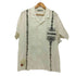 セヴシグ SEVESKIG pvc切替 S/S オープンカラー キューバシャツ メンズ JPN:M
