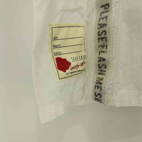 セヴシグ SEVESKIG pvc切替 S/S オープンカラー キューバシャツ メンズ JPN:M