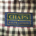 チャップスラルフローレン CHAPS RALPH LAUREN 90S 裏地チェックステンカラーコート メンズ import:S