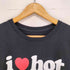 I ♥ hot dads フロントプリントS/S TEE メンズ